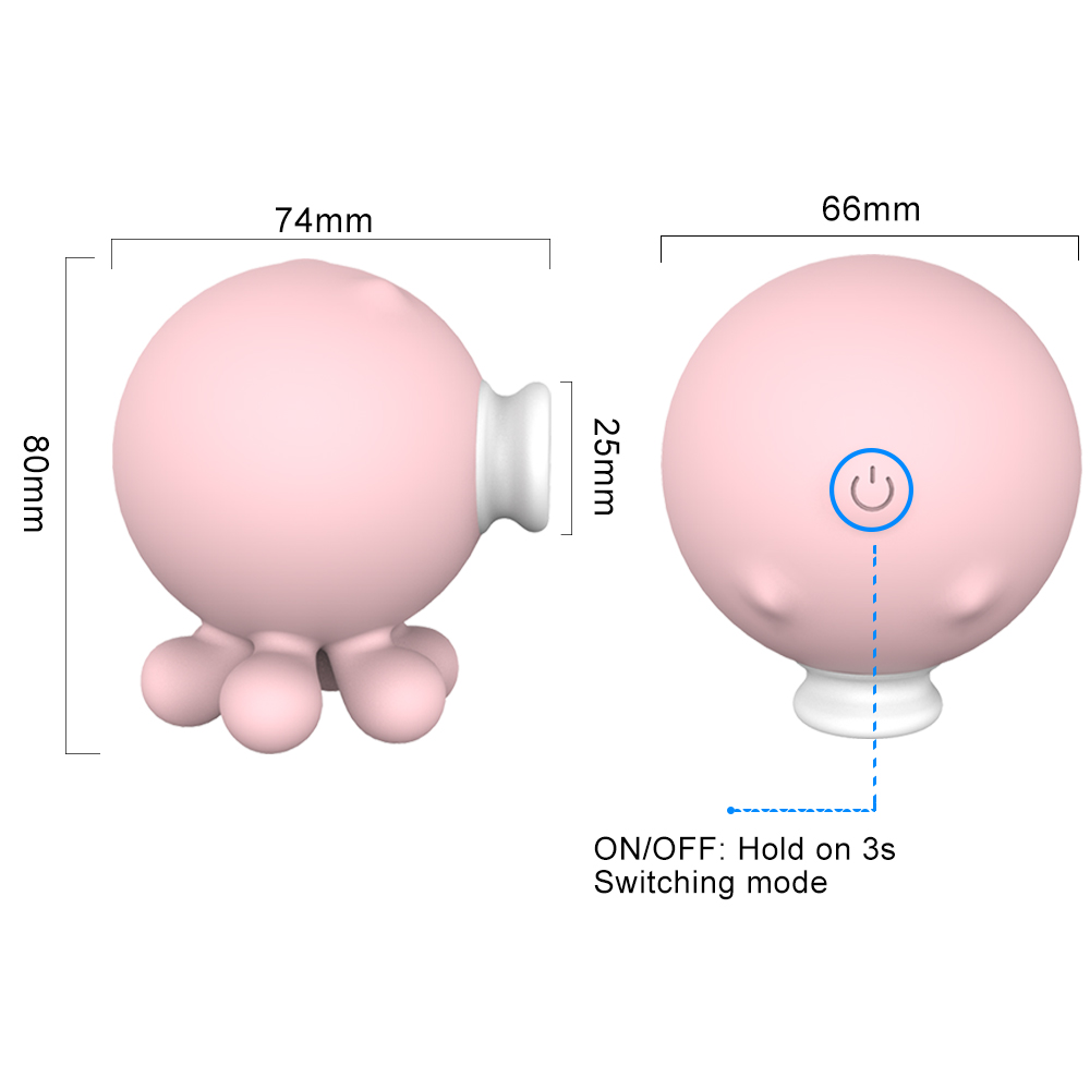 Octopi Wave Clitoral Stimulator Size