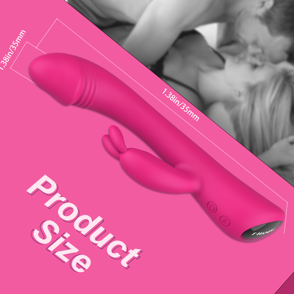 Bunny Bliss 360° Rotating Rabbit Vibrator Size