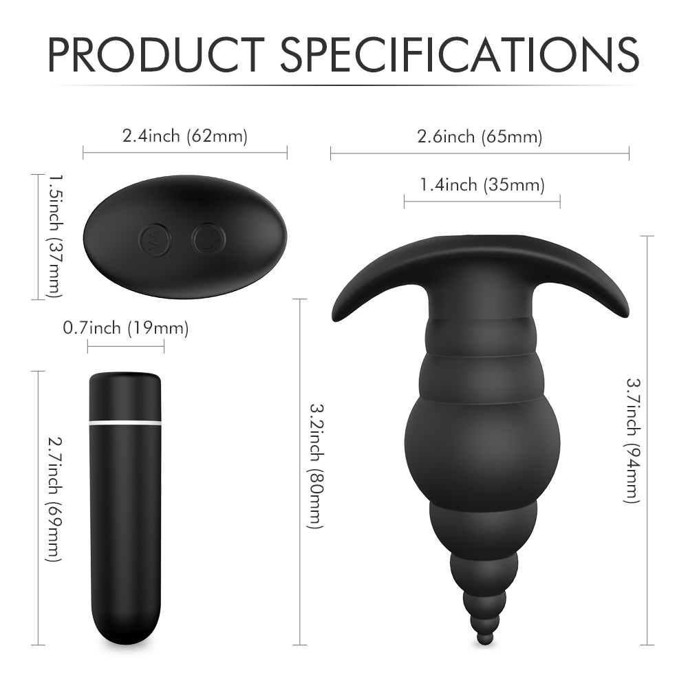 Cupid 360° Rotating Prostate Massager Size