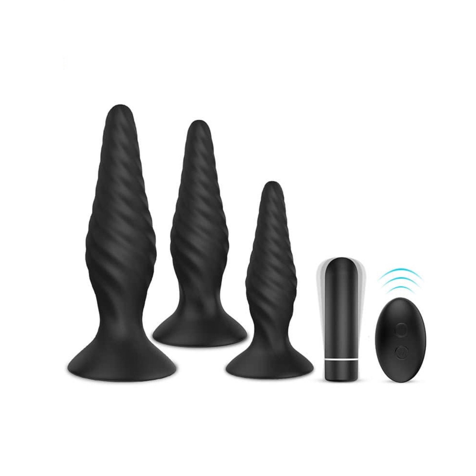 Creams Trio Remote Anal Plug Set