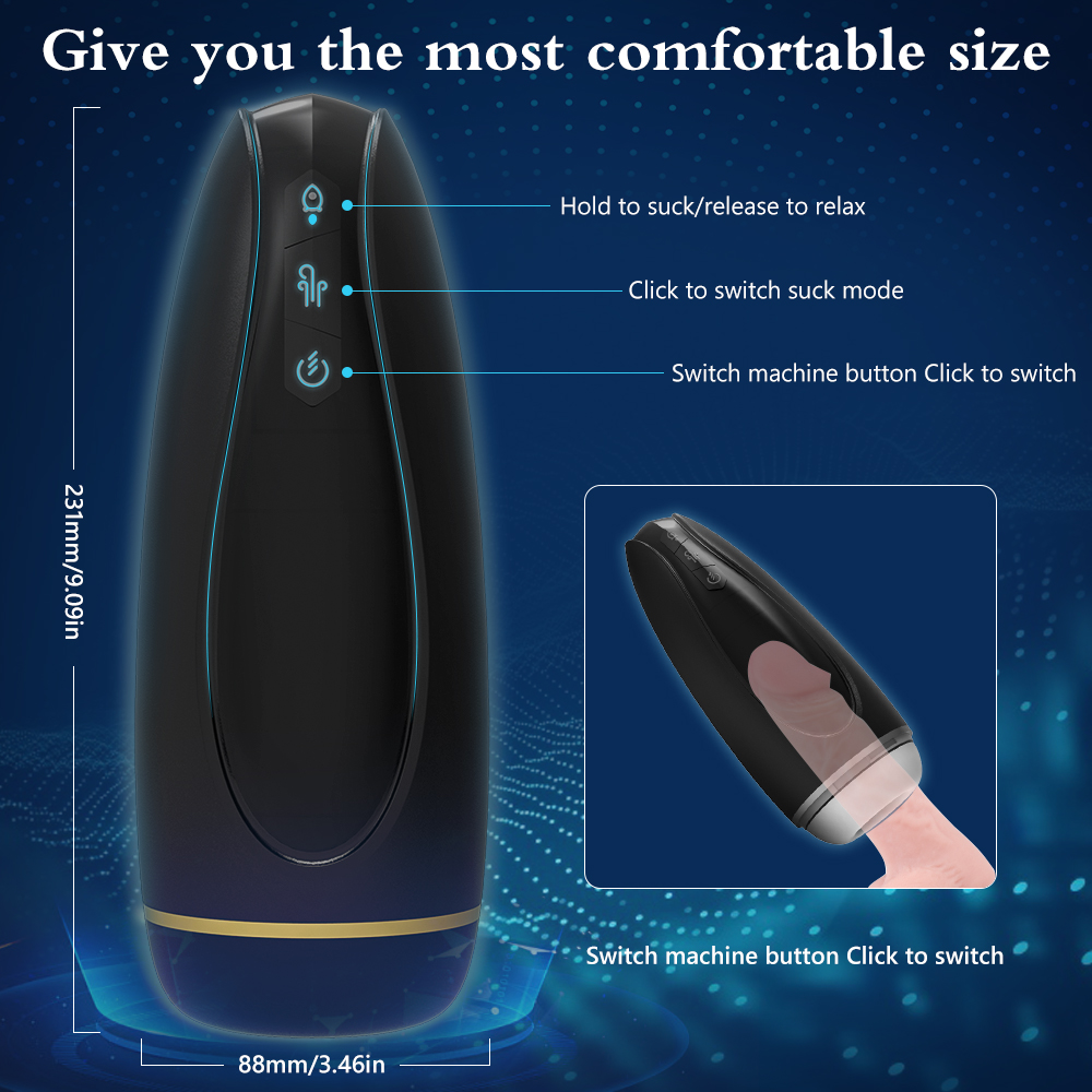 Hawk Realistic Vagina Stroker Size