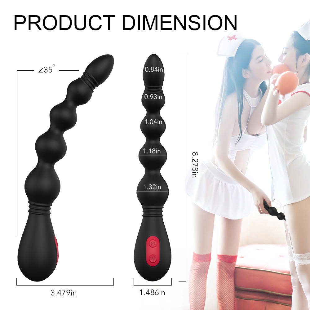 Vins ThunderBeads Anal Vibrator Size