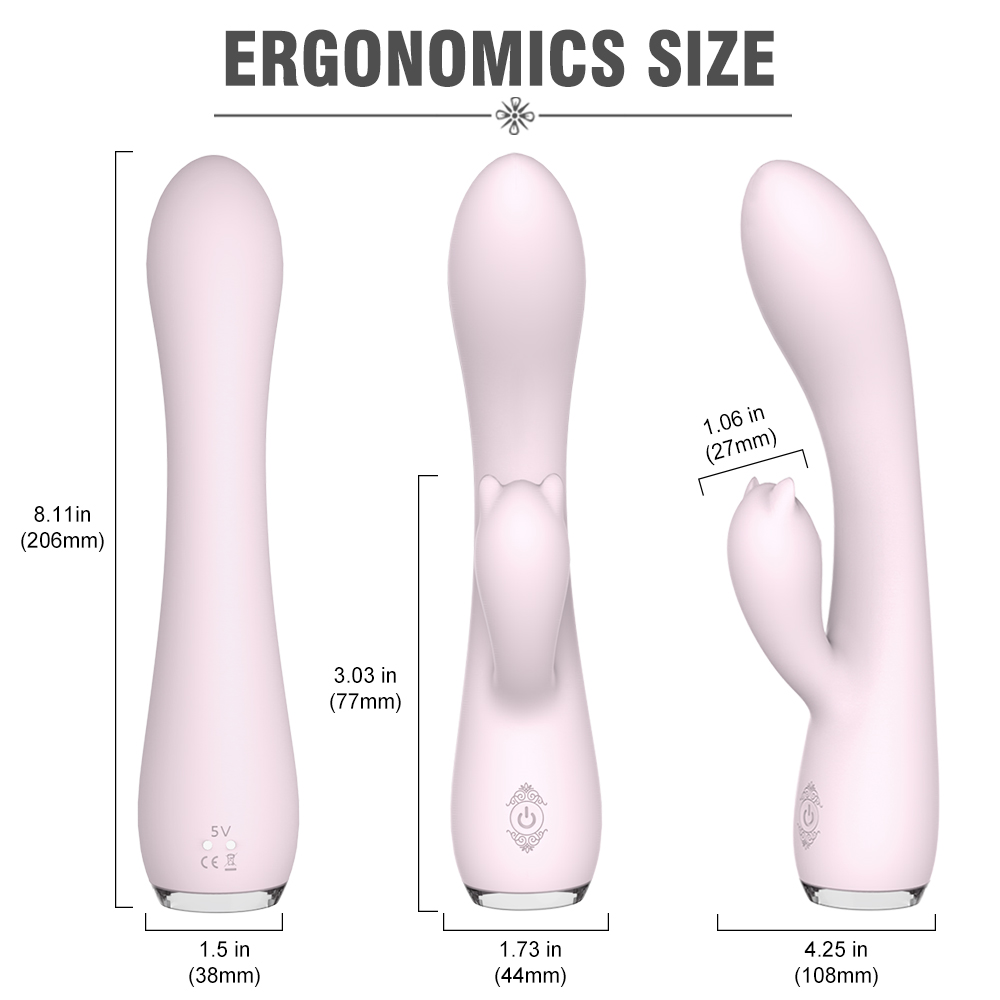 Fanny TriPleasure Rabbit Vibrator Size