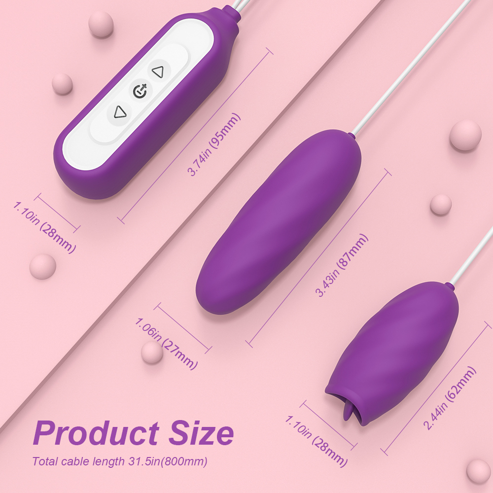 Lycoris DuoWave 2-in-1 Vibrator Size
