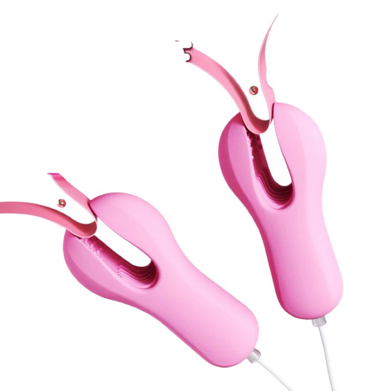 BDSM Remote Control Vibrating Nipple Clamps